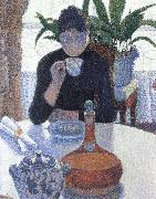Paul Signac dining room oil painting